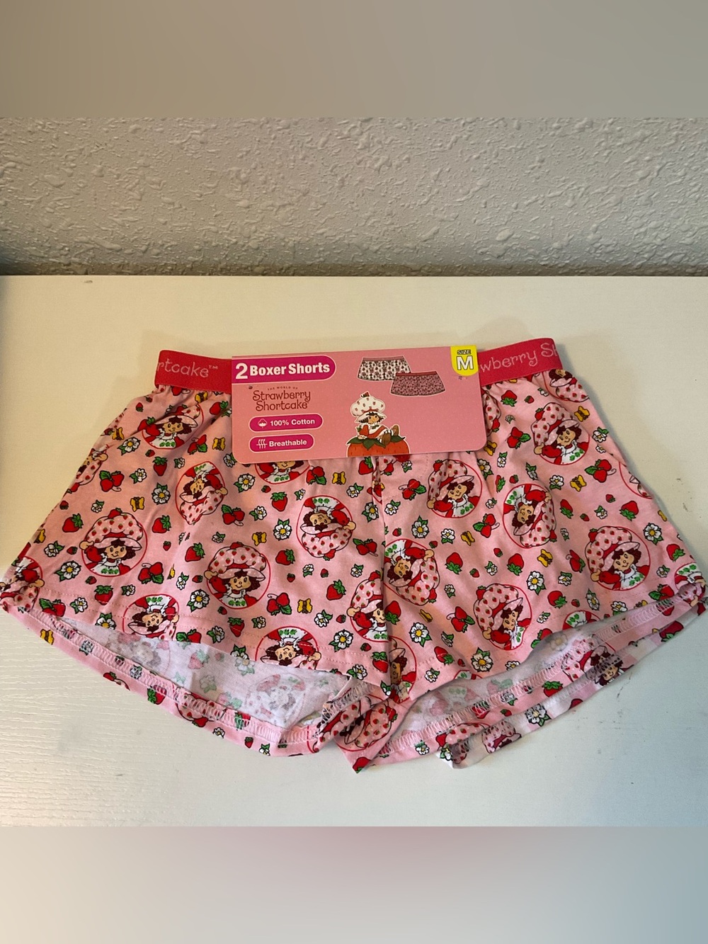 2 pack Strawberry Shortcake Sleep Shorts Boxers